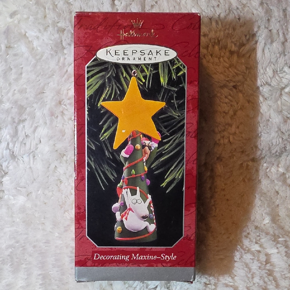 Hallmark Keepsake Ornament with Yellow Star 1998